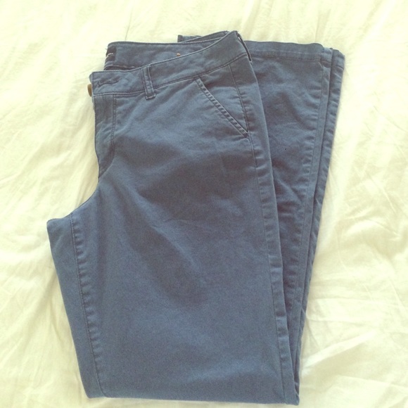 American Eagle Outfitters blue khaki pants 14