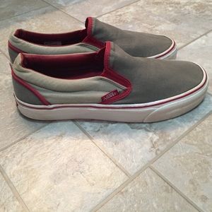 Gray Slip On Vans