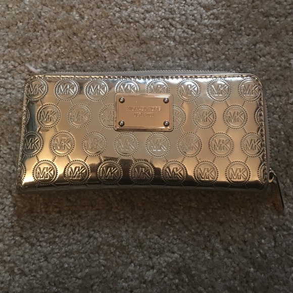 Michael Kors gold wallet
