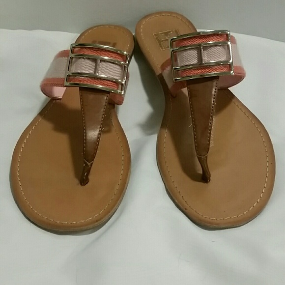 Leather and pink with silver clasp