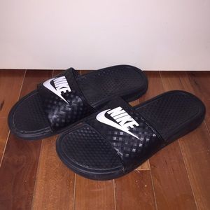 Nike slide on sandals