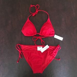 NWT Red Bikini Swim Suit