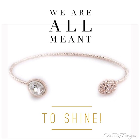 🌟1 Left!🌟T&J 14K Rose Gold Crystal Bracelet! - Picture 4 of 4