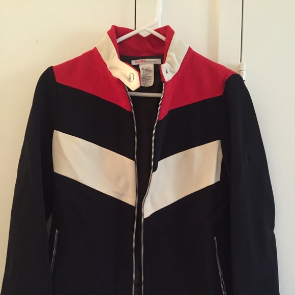 Kors by Michael Kors motorcycle style jacket