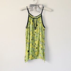 BB DAKOTA // Keyhole Lime Green Tank