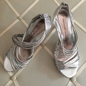 Silver heels