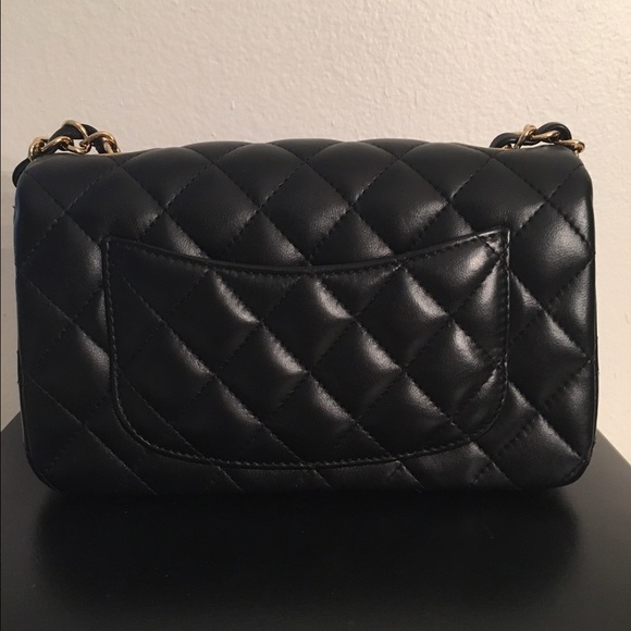 ‼️SOLD‼️ CHANEL Lambskin Rectangular Mini Flap - Picture 3 of 4