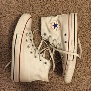 white high top converse