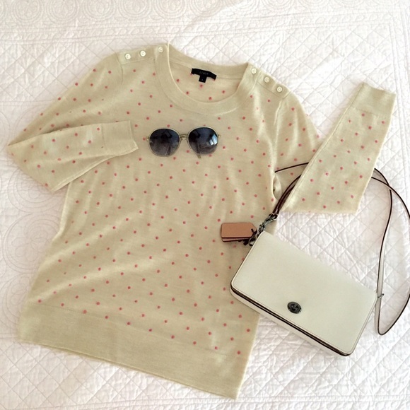 J. Crew Polka Dot Tippi Sweater