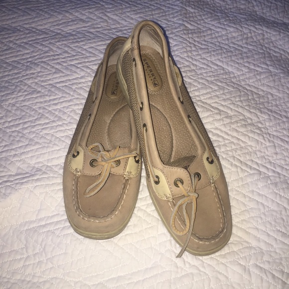 Tan Sperry Top-Siders