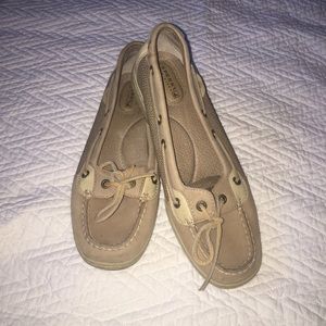 Tan Sperry Top-Siders