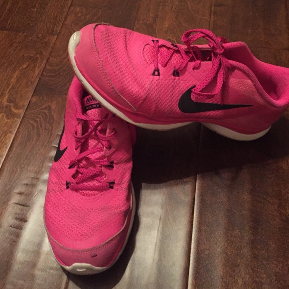 Hot Pink Nike training shoes
