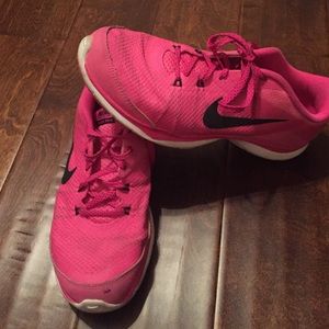 Hot Pink Nike training shoes