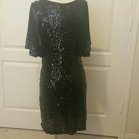 Black Sequin evening cocktail dress - Picture 2 of 2