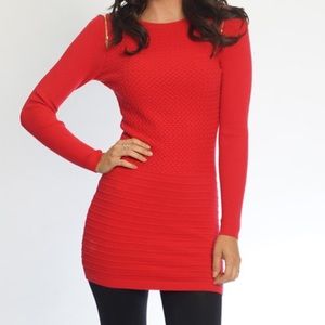 Red So Nice sweater dress NWT