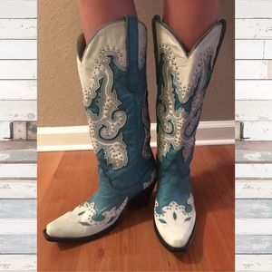Corral Boots Turquoise - Used