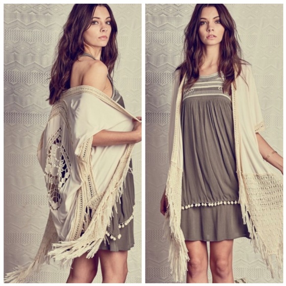 Bailey🔸 Crochet Boho Cardigan - Picture 2 of 4