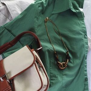 LOFT short-sleeve button-down