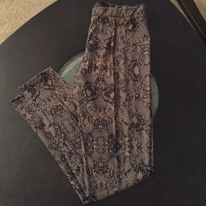 Kardashian Kollection lace leggings
