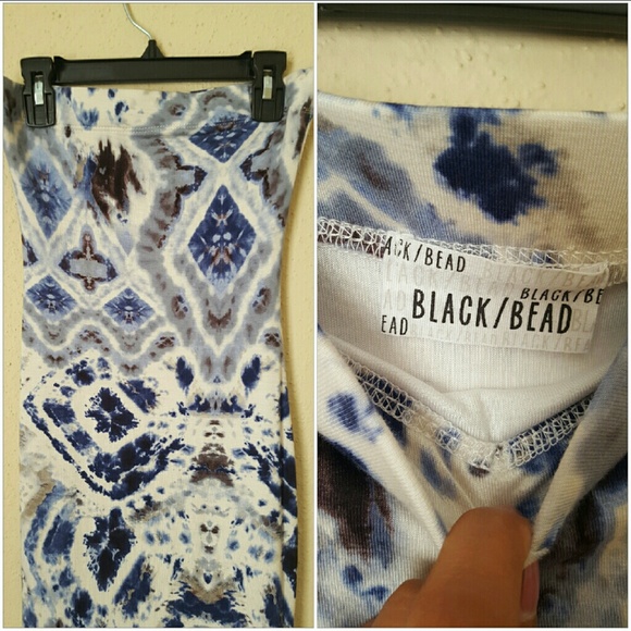 *Sold* Blue & white Midi dress NWT - Picture 3 of 3