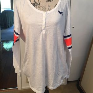 long sleeve pink shirt