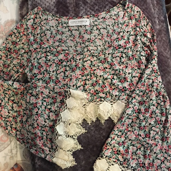 FINAL PRICE Floral Crop Top FLASH SALE