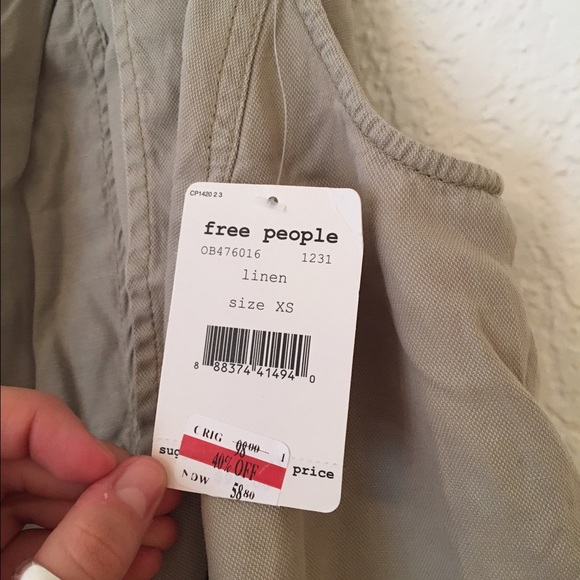 Tan Free People Vest - Picture 3 of 4