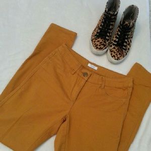 Mustard leggings sz 4