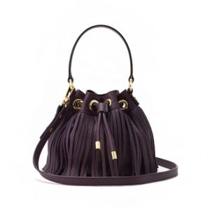NWT Milly Essex Fringe Small Drawstring