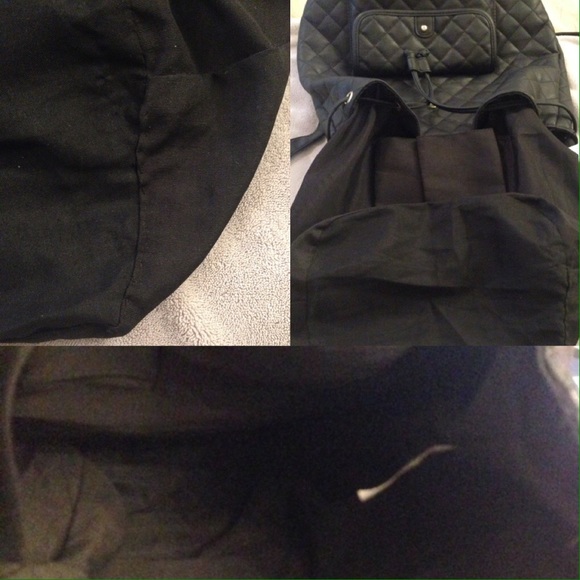 🚫sold🚫Black quilted back pack! - Picture 4 of 4