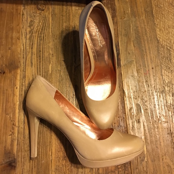BCBGEneration nude heels.