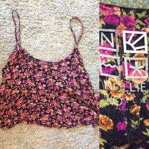 Pacsun floral swing tank size small