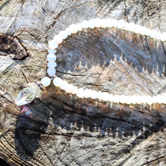 Crystal bridal necklace - Picture 3 of 4