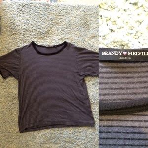 Brandy Melville striped tee