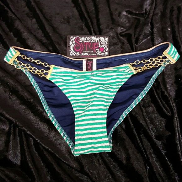Syrup Swimwear Scrunch Bikini Bottom