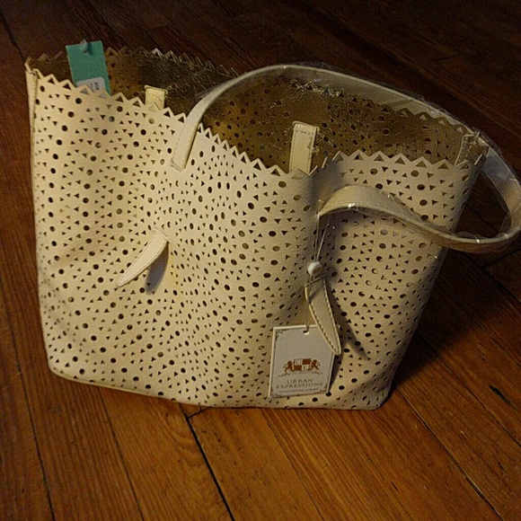 Urban Expressions June Laser Cut Tote