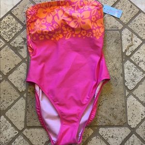 One piece swim suit, size 16