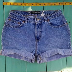 High waisted Denim shorts size 28"w "