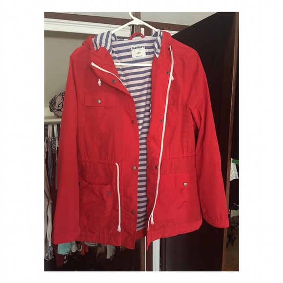 Old navy raincoat