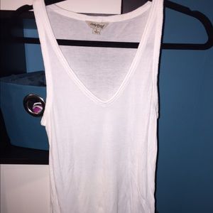 Lucky Brand Long White Tank