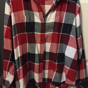 Long sleeved button up shirt