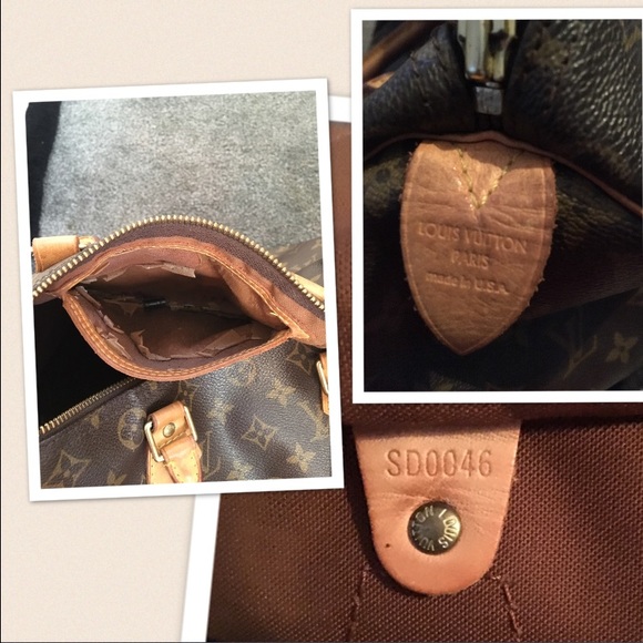 LOUIS VUITTON SPEEDY 30 made in USA code SD0046 - Picture 3 of 4