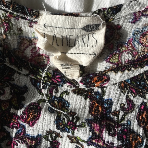 L.A Hearts crop tank top - Picture 2 of 2