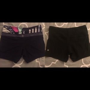 Lululemon reversible boogie shorts size 10