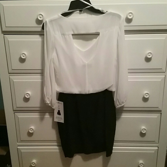 Cute black and white dress