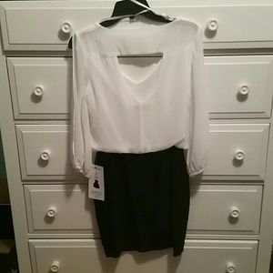 Cute black and white dress