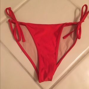 American Apparel Red Bikini bottoms