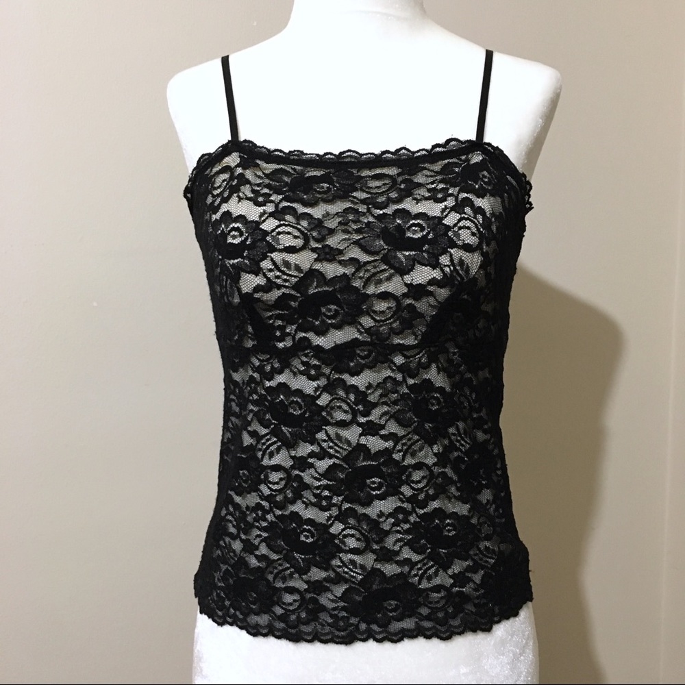 {NY & CO.} Black Lace Camisole