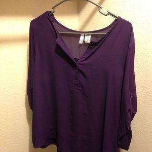 Purple Blouse Large