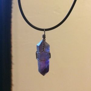 quartz necklace